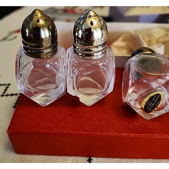 4 Ebeling & Reuss Royal Crown Hand Crafted Lead Crystal Salt & Pepper Shaker - Picture 5 of 9